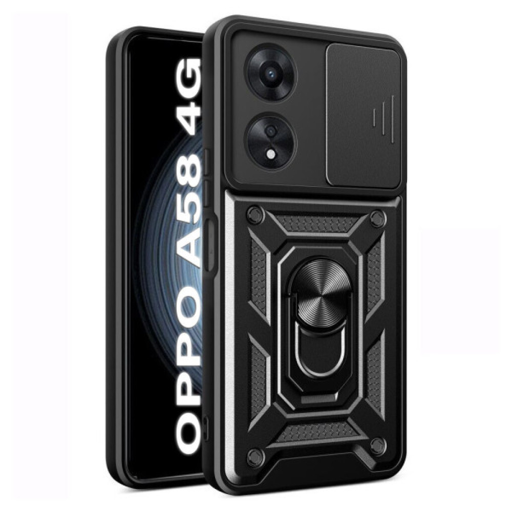 Чохол до мобільного телефона BeCover Military Oppo A58 4G Black (710713) Чохол до мобільного телефона BeCover Military Oppo A58 4G Black (710713)