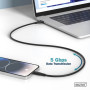 Дата кабель USB-C to USB-C 2.0m USB 3.2 Gen1 5G 100W 4K silicone black Digitus (AK-300342-020-S) Дата кабель USB-C to USB-C 2.0m USB 3.2 Gen1 5G 100W 4K silicone black Digitus (AK-300342-020-S)