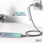 Дата кабель USB-C to USB-C 2.0m USB 3.2 Gen1 5G 100W 4K silicone black Digitus (AK-300342-020-S) Дата кабель USB-C to USB-C 2.0m USB 3.2 Gen1 5G 100W 4K silicone black Digitus (AK-300342-020-S)