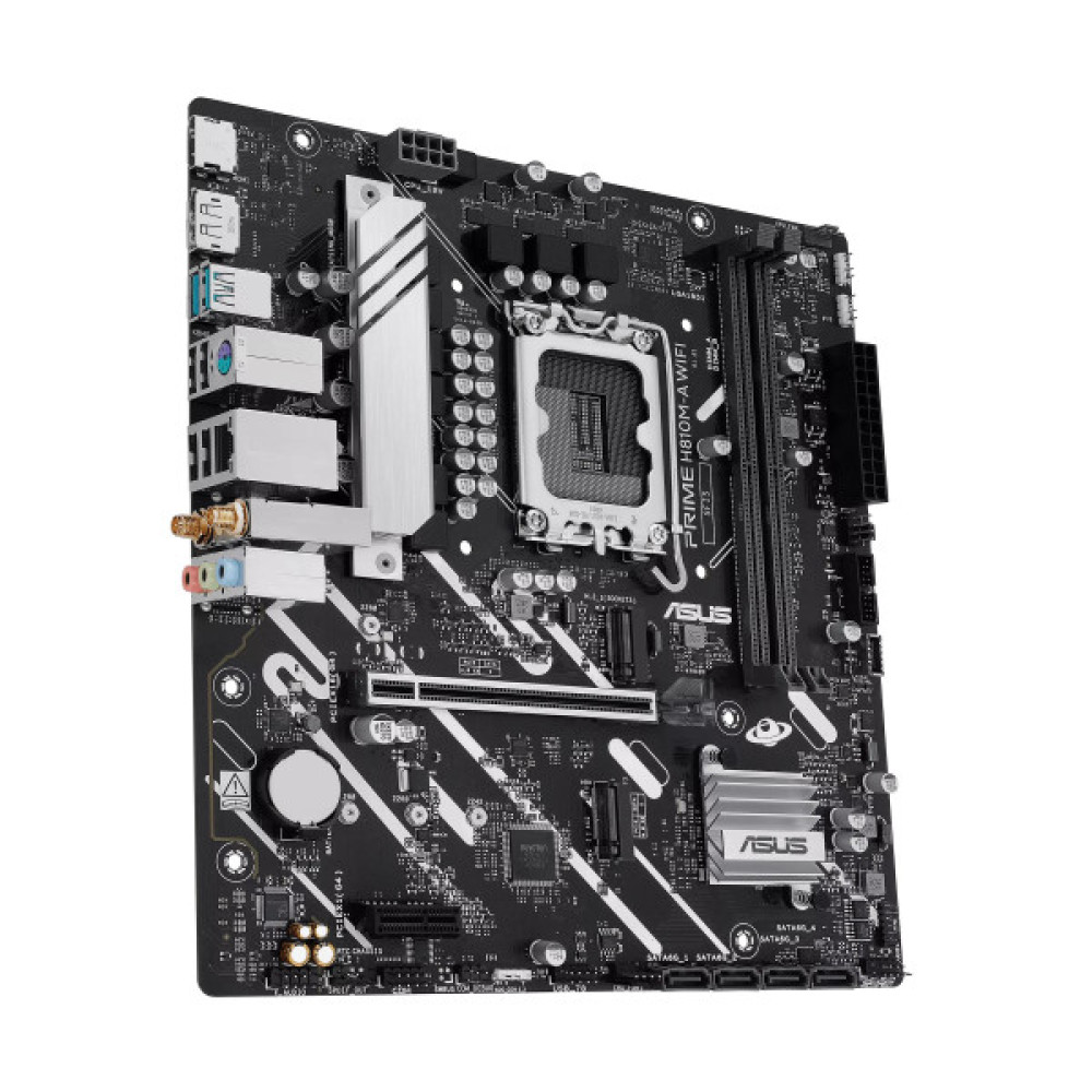 Материнcька плата ASUS PRIME H810M-A WIFI s1851 H810 2xDDR5 M.2 HDMI DP Wi-Fi BT ATX