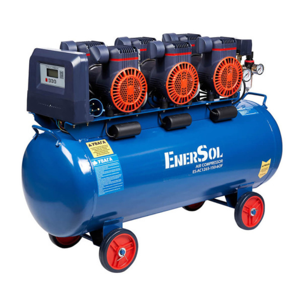 Компресор Enersol безмасляний, 1265 л/хв, 5.04 кВт (ES-AC1265-150-6OF)