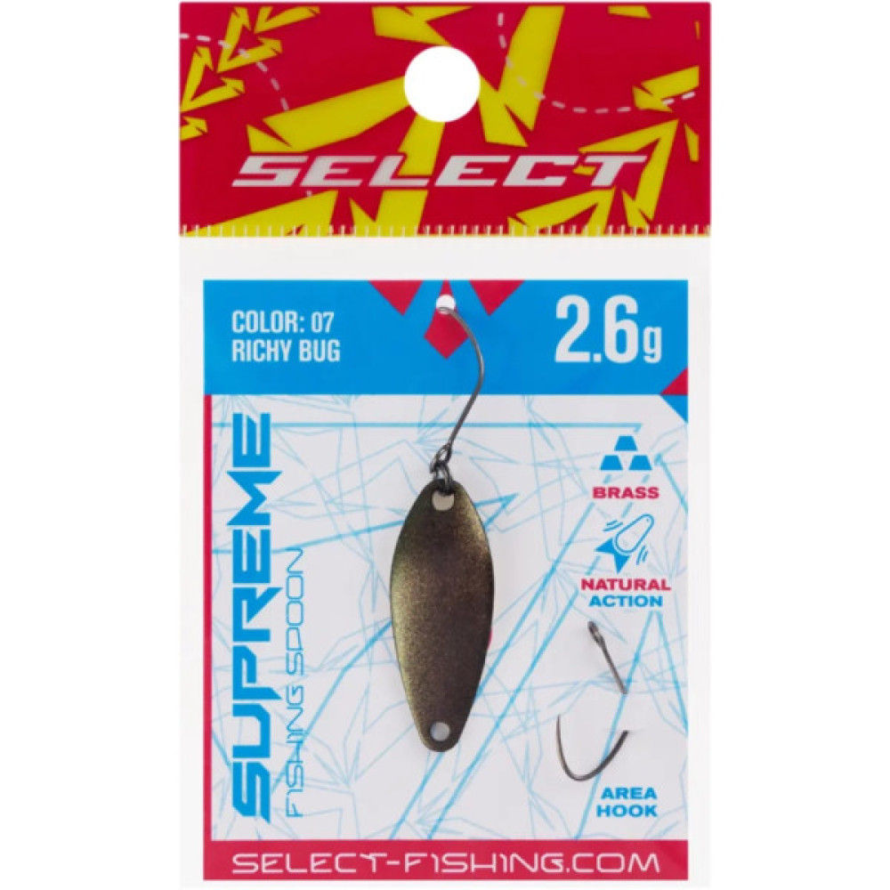 Блешня Select Supreme 2.6g 30mm 07 Richy Bug (1870.80.57)