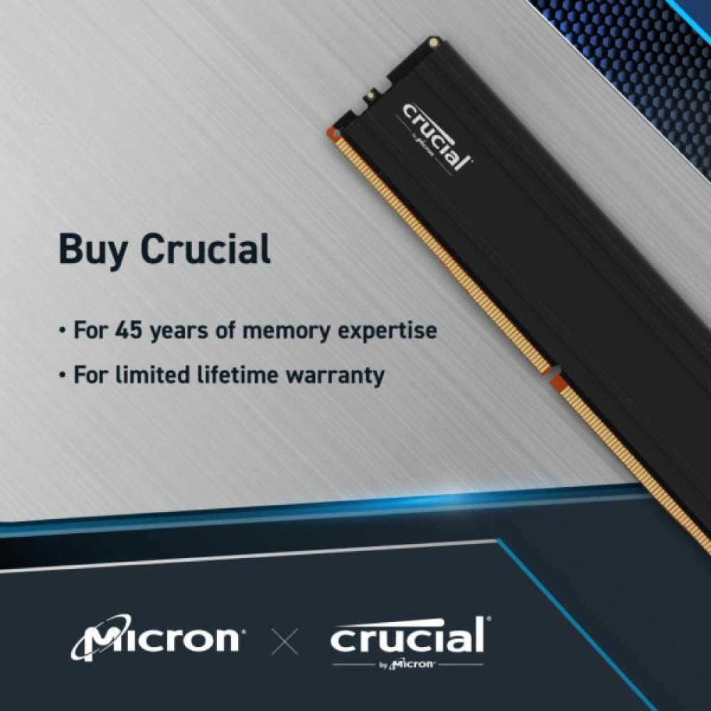Модуль пам'яті для комп'ютера DDR5 24GB 5600 MHz Pro Micron (CP24G56C46U5)