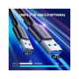 Дата кабель USB 3.0 AM to USB-C 1.5m 3A US184 black Ugreen (20883)