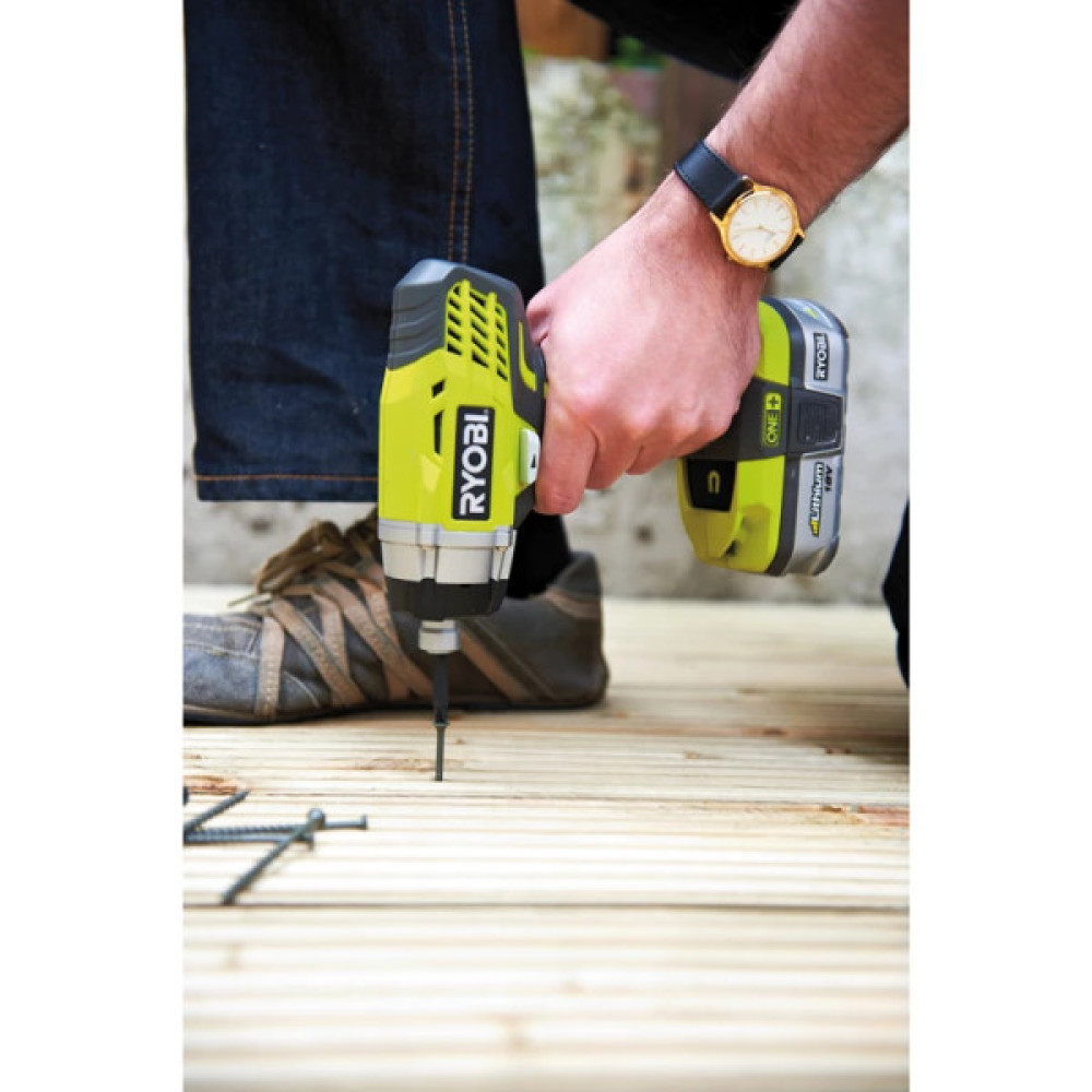 Гвинтоверт ударний акумуляторний Ryobi ONE+ RID1801M 18В 3200об·хв 220Нм 1/4" 1.2кг без АКБ та ЗП