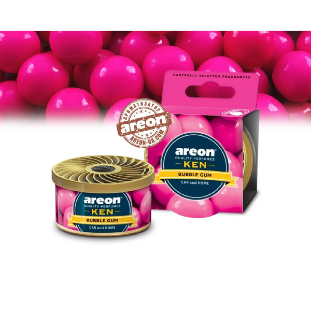 Ароматизатор для автомобіля Areon Ken Bubble Gum (77202)