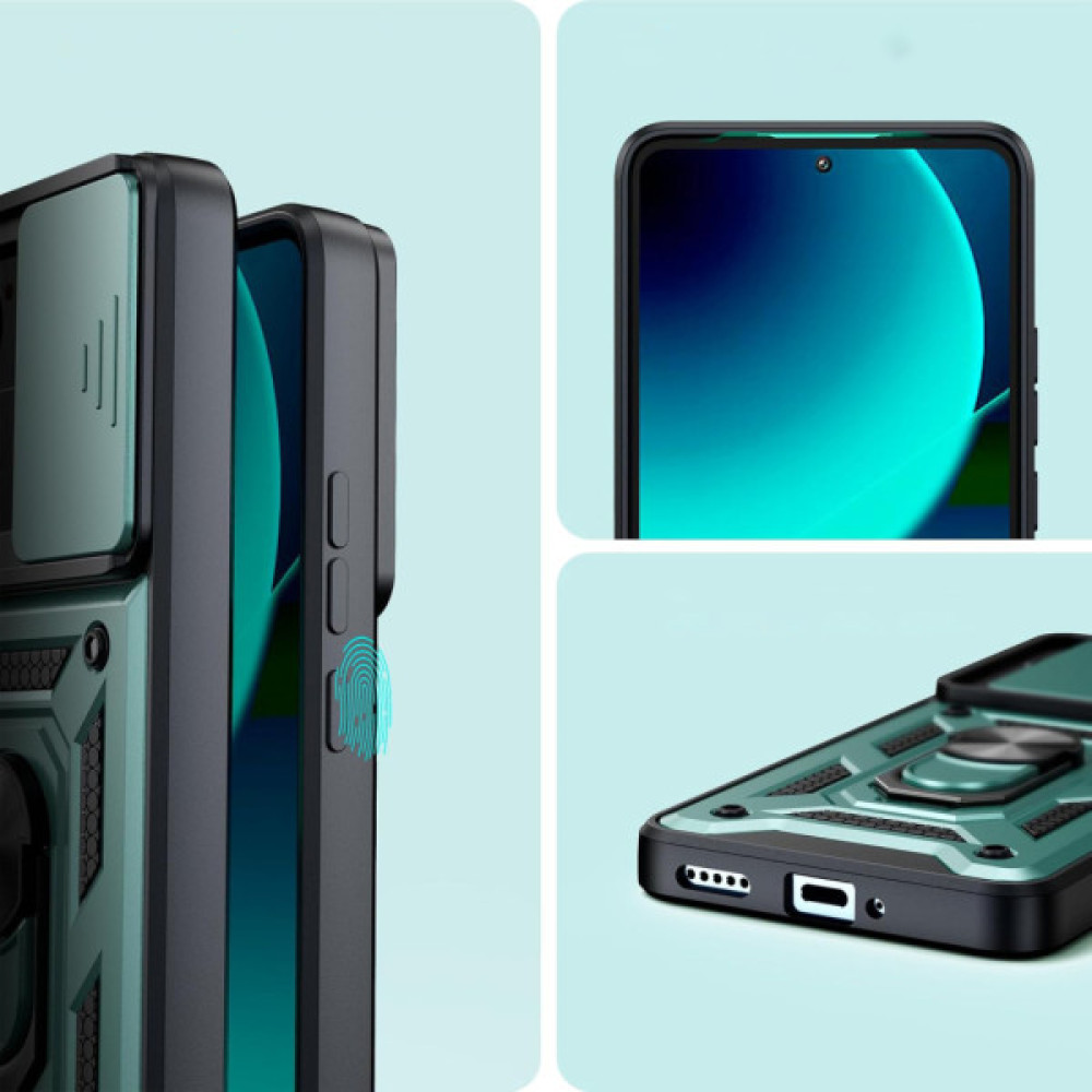 Чохол до мобільного телефона BeCover Military Xiaomi 13T/13T Pro Dark Green (710559) Чохол до мобільного телефона BeCover Military Xiaomi 13T/13T Pro Dark Green (710559)