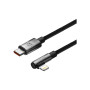 Дата кабель USB-C to Lightning 1.0m 20W 90° corner black Baseus (CAVP000201) Дата кабель USB-C to Lightning 1.0m 20W 90° corner black Baseus (CAVP000201)