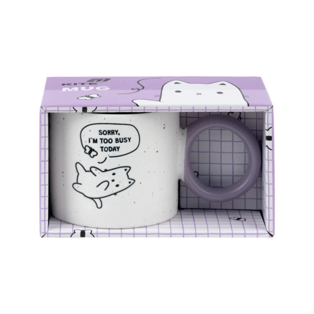 Чашка Kite 370 мл Busy cat (K25-220-1)