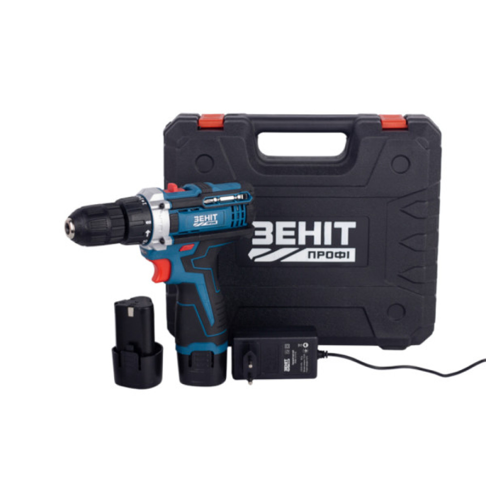 Шуруповерт Зеніт Профі ЗПША-12/15 S2 1.5Ah (853782)