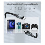 Дата кабель USB-C to USB-C 2.0m USB4 Gen 3 240W 8K Choetech (XCC-1042)