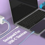 Дата кабель USB-C to USB-C 1.0m 60W (20V/3A) premium J5create (JUCX17W-N)