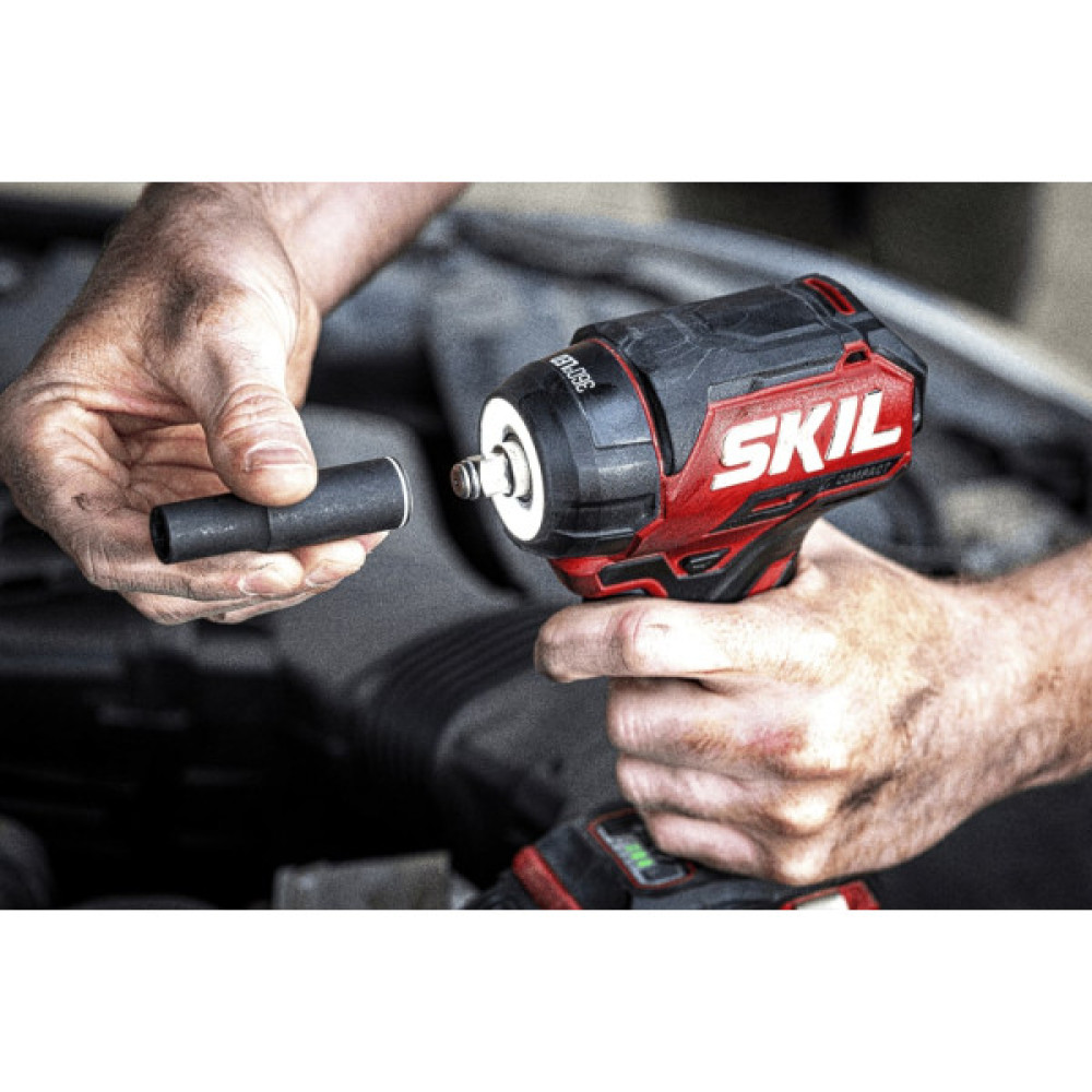 Гайковерт ударний SKIL 3265 CA Compact безщітковий 20В до 2850об·хв 250Нм 0.9кг без АКБ та ЗП