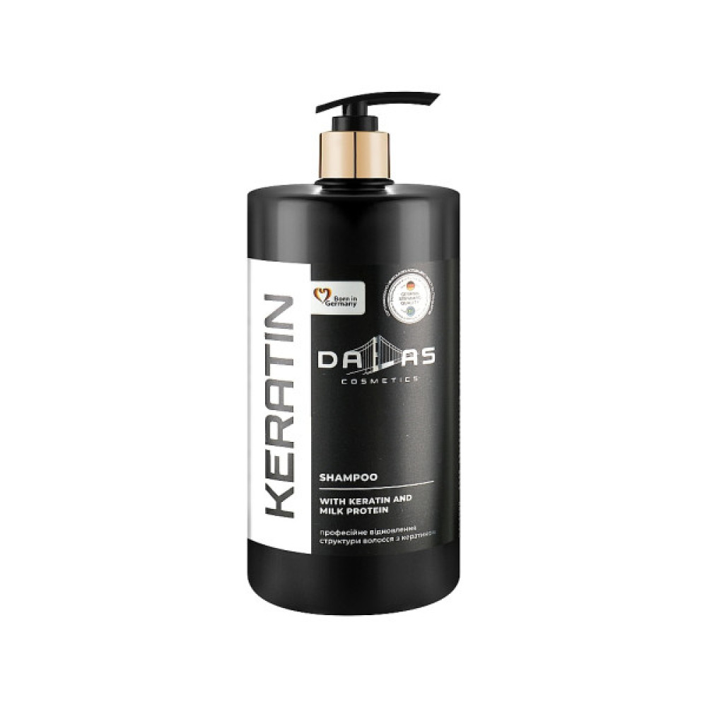 Шампунь Dalas Cosmetics Keratin Shampoo З кератином та молочним протеїном 1000 г (4262396141484)