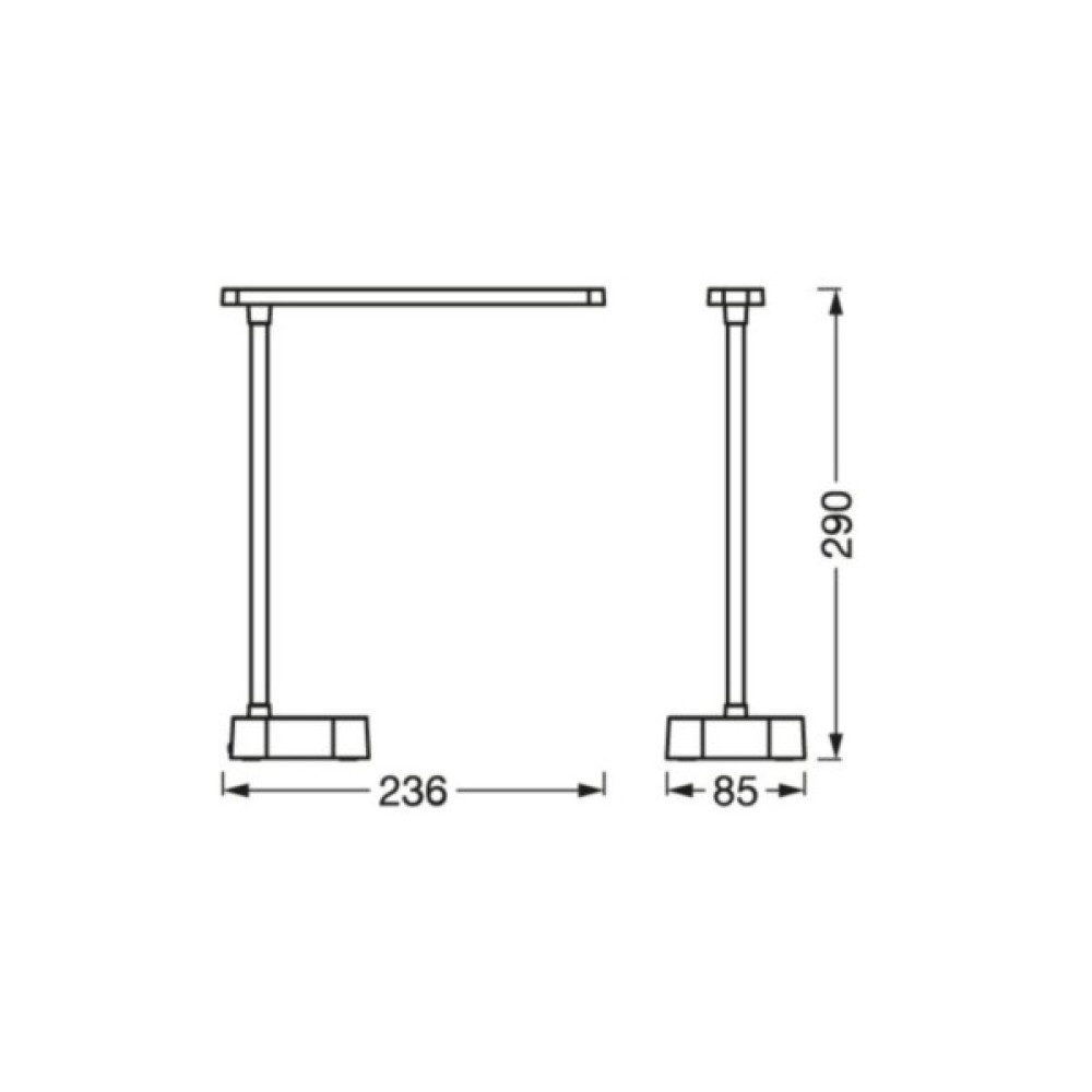 Настільна лампа LEDVANCE LED PANAN FOLD 5W 4000K (4058075747869)