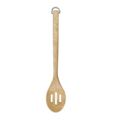 Ложка кухарська KitchenAid Coreline для сервіровки з прорізами, 34 см, береза (KQR704OHE)