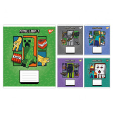 Зошит Yes Minecraft Arrows А5 24 аркушів клітинка (767575)