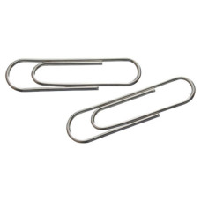 Скріпки канцелярські Axent rounded, nickel-plated, 78 мм, 50 шт. (4103-А)