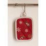 Кухонна прихватка Прованс Дзвіночки на червоному 15х20 см (037914)