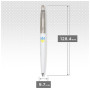Ручка кулькова Parker JOTTER 17 Originals UKRAINE White CT BP Трезубец син-жовтий (15032_T0017u) Ручка кулькова Parker JOTTER 17 Originals UKRAINE White CT BP Трезубец син-жовтий (15032_T0017u)