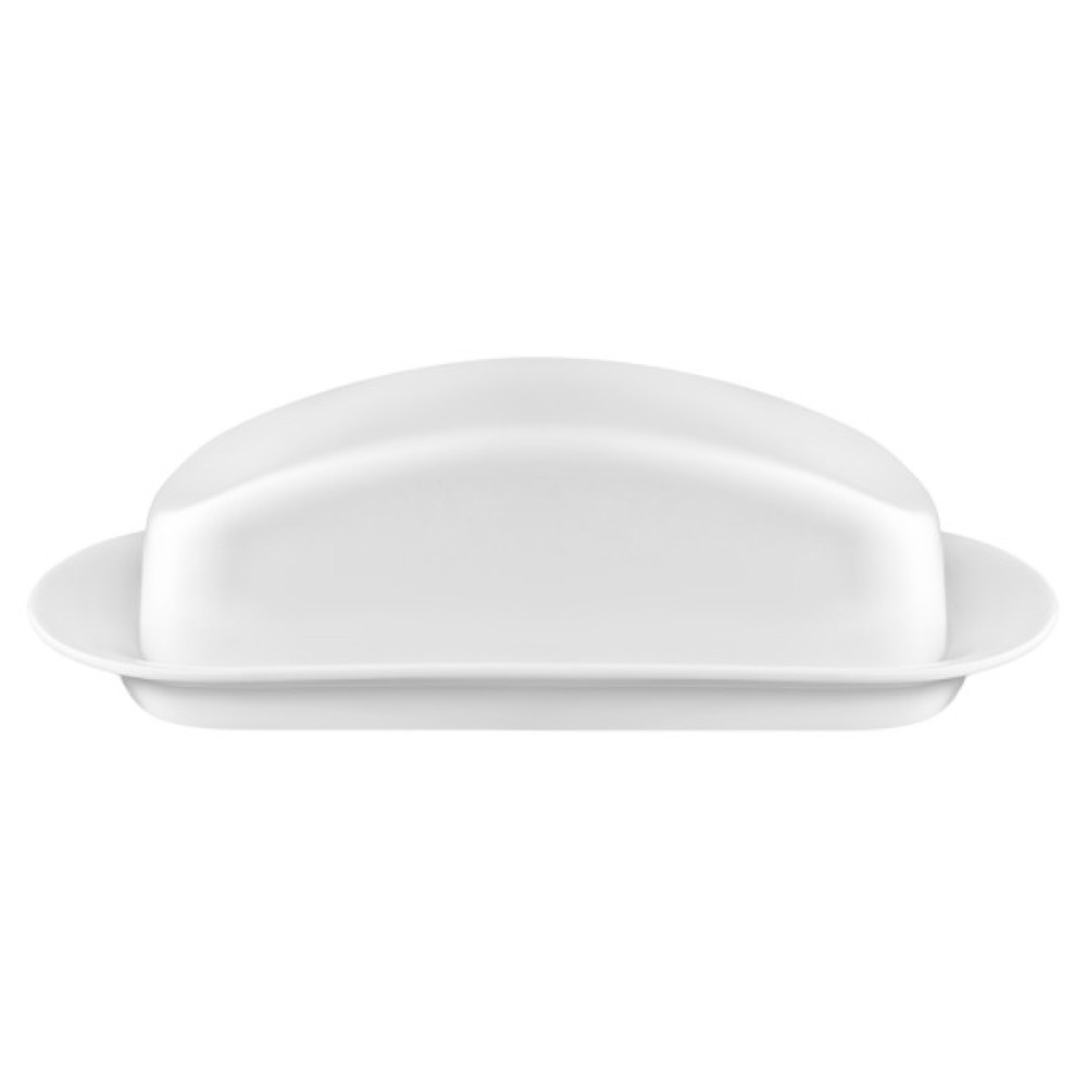 Маслянка кухонна Ardesto 20.3х12.7х6.4см, порцеляна, білий (AR3751)