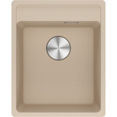 Мийка кухонна Franke Maris, фраграніт, прямокутник, без крила, 410х510х200мм, чаша - 1, врізна, MRG 610-72 TL, бежевий