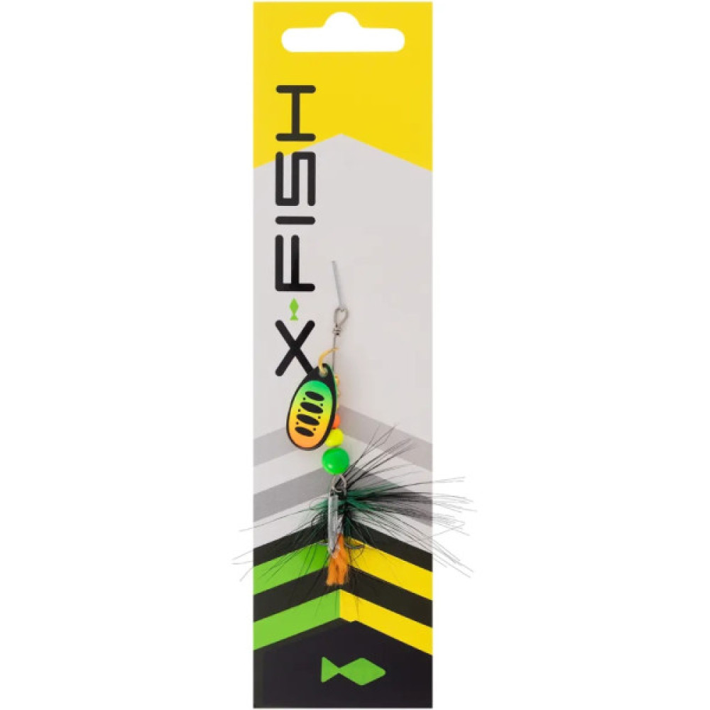 Блешня X-Fish Sirius 3.7g 1 Fire tiger (1917.06.62)