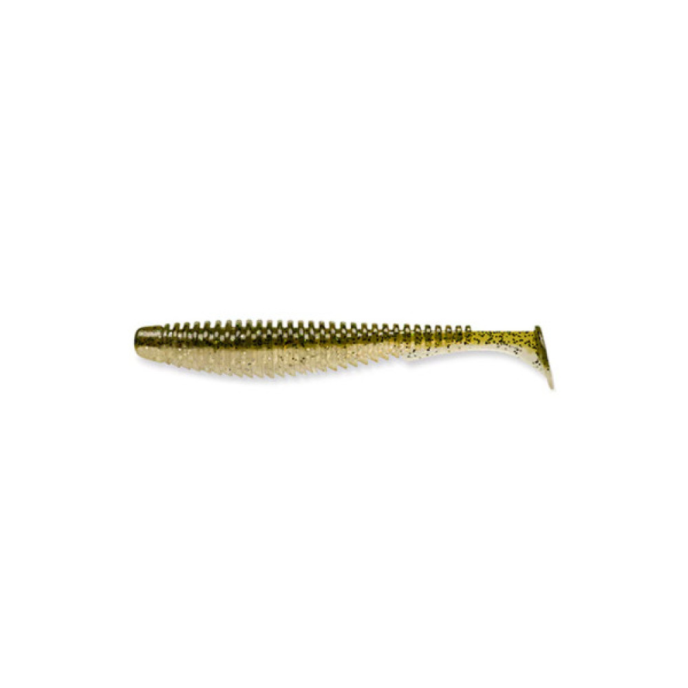 Силікон рибальський FishUP U-Shad 3" 202 - Green Pumpkin/Pearl (9шт/уп) (1864.15.13)