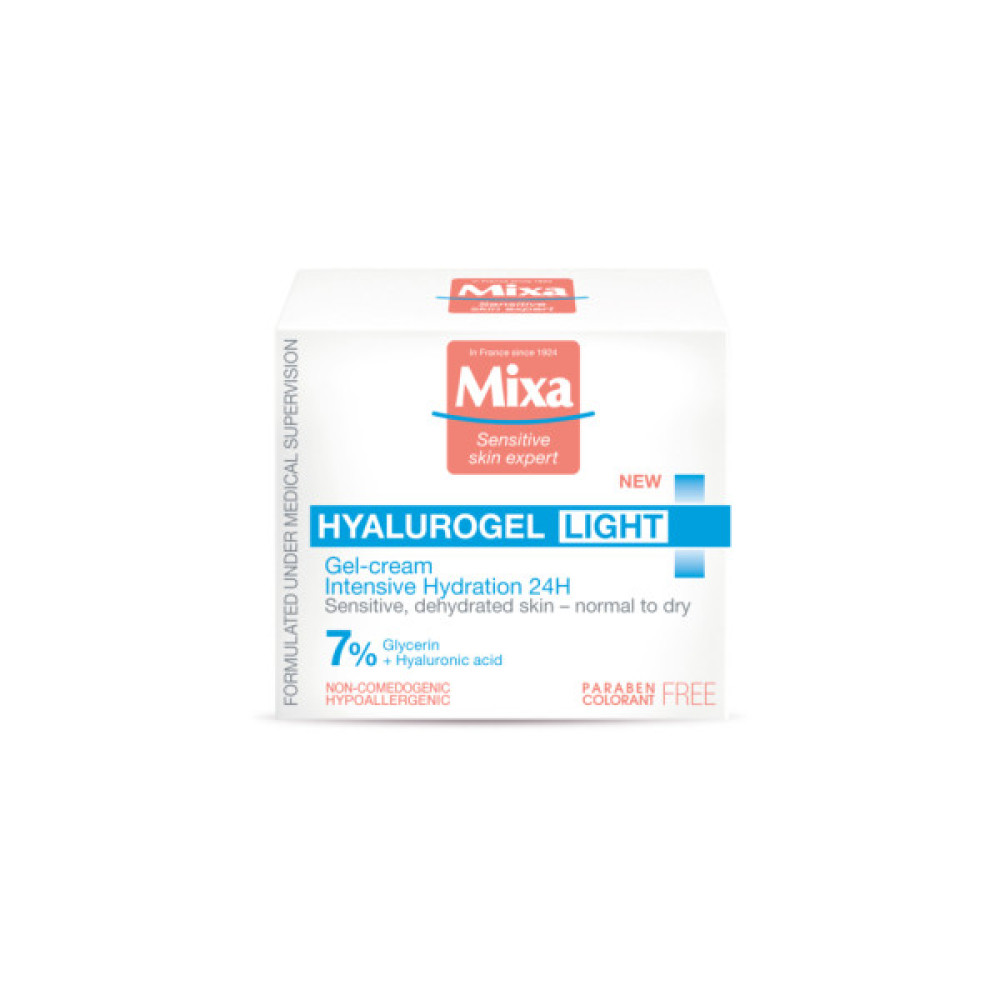 Крем для обличчя Mixa Hyalurogel Light 50 мл (3600550932836)