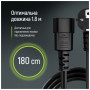 Кабель живлення C13 1.8m black ColorWay (CW-CBP082-BK) Кабель живлення C13 1.8m black ColorWay (CW-CBP082-BK)