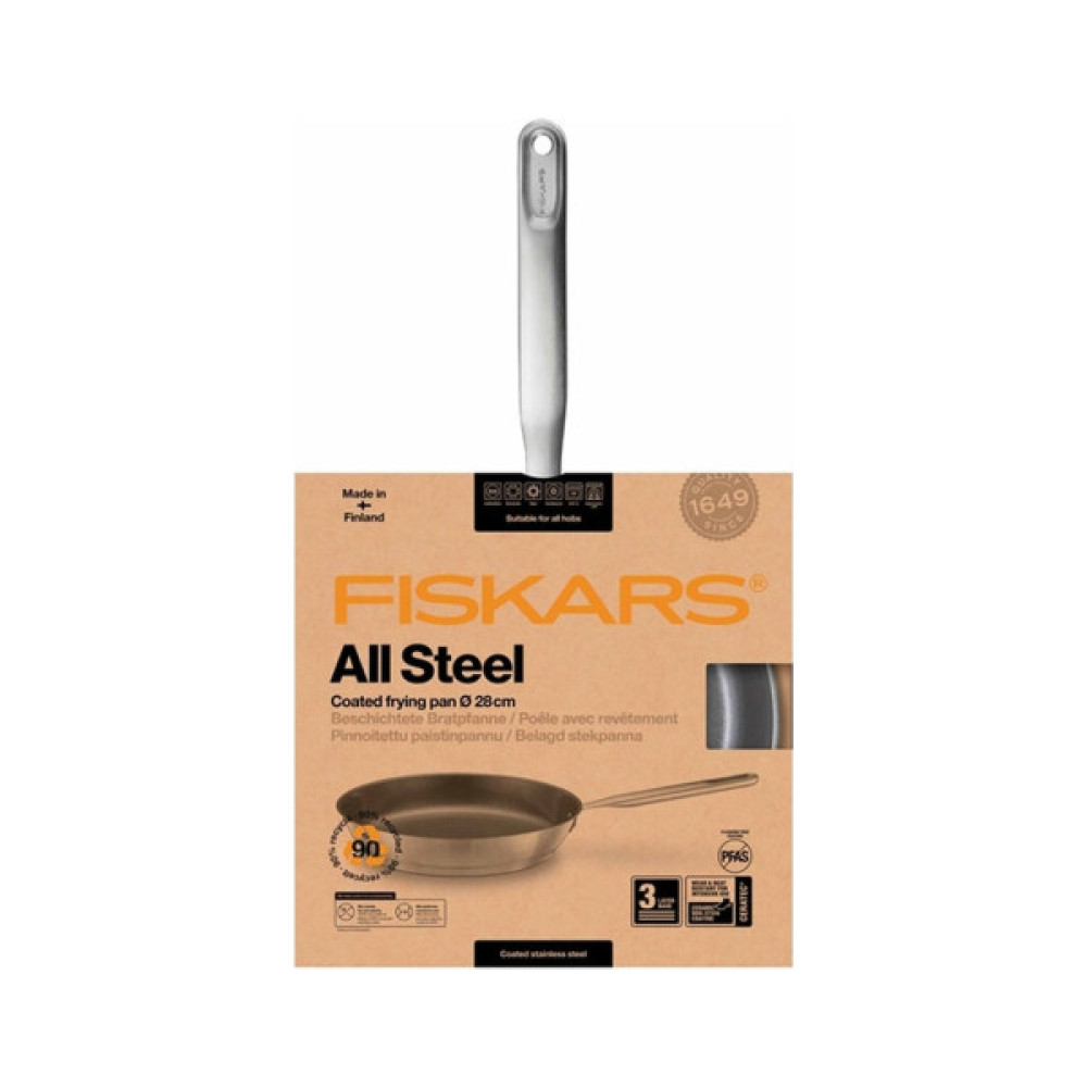 Сковорода Fiskars All Steel матова 28 см (1064745)