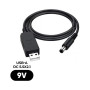 Кабель живлення USB to DC 5.5x2.1mm 9V 0.8m Armorstandart (ARM65662)
