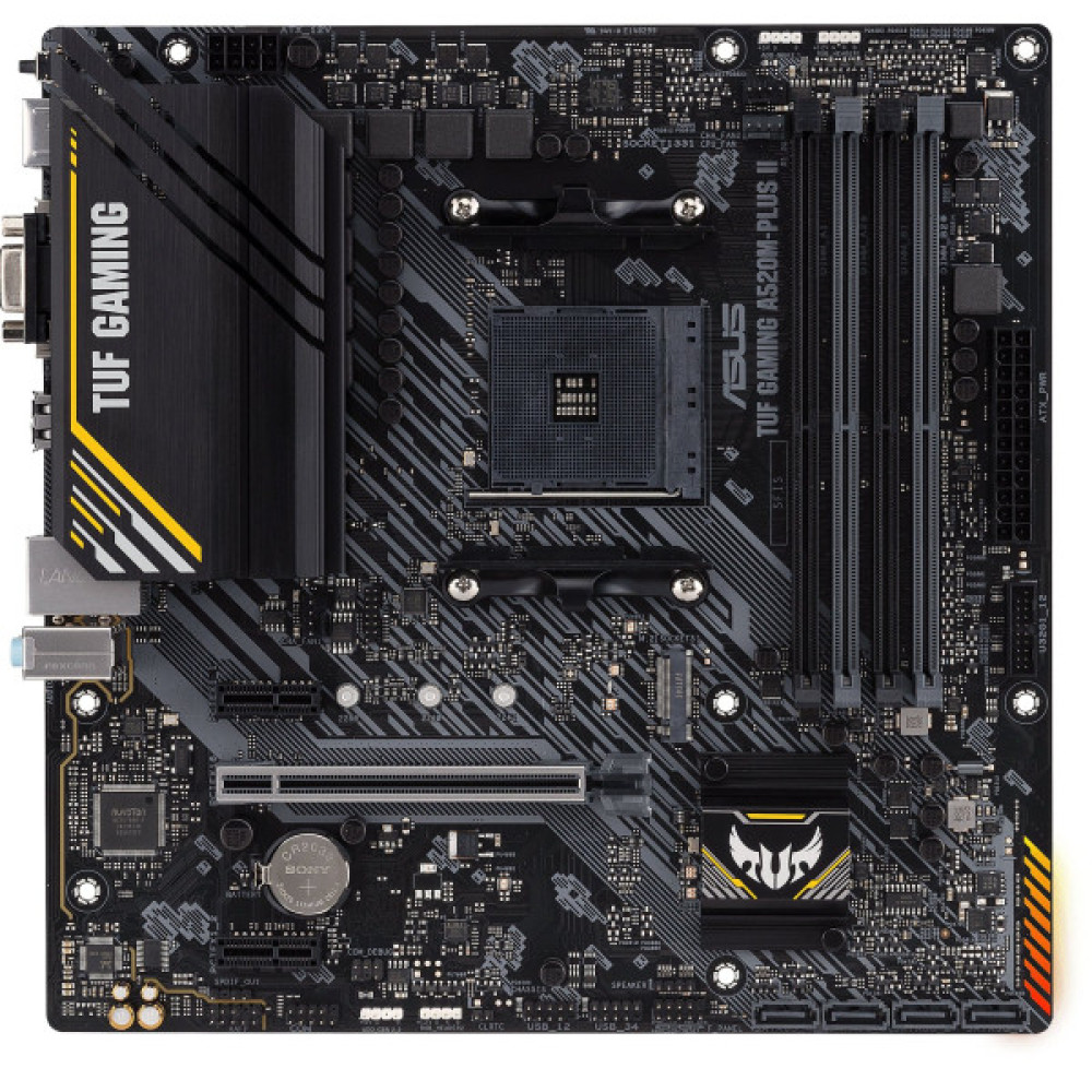 Материнcька плата ASUS TUF GAMING A520M-PLUS II sAM4 A520 4xDDR4 HDMI DP D-Sub mATX