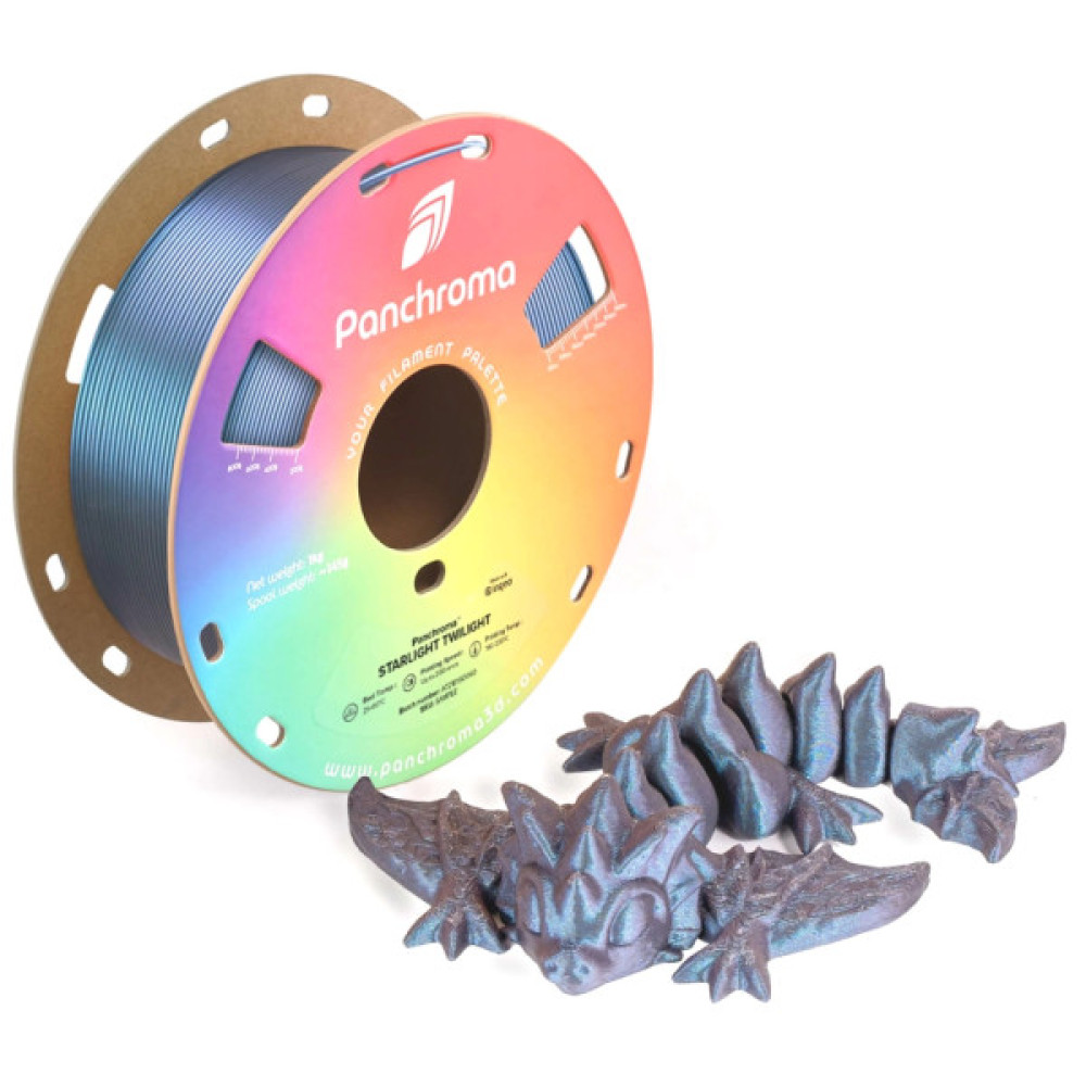 Пластик для 3D-принтера Polymaker PLA PANCHROMA STARLIGHT 1,75mm 1kg TWILIGHT (CA02022)
