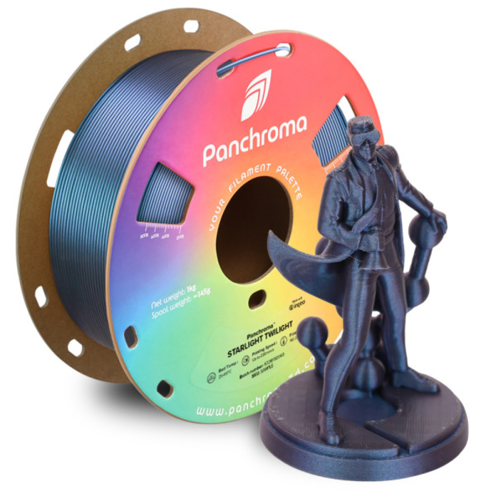 Пластик для 3D-принтера Polymaker PLA PANCHROMA STARLIGHT 1,75mm 1kg TWILIGHT (CA02022)