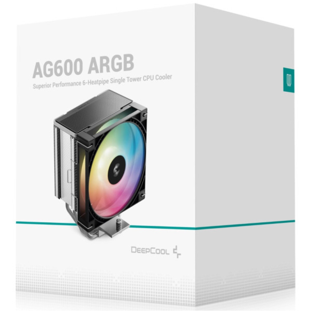 Кулер до процесора Deepcool AG600 ARGB Black (R-AG600-BKAMMG2-G)