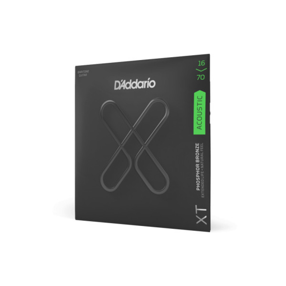 Струни для гітари D'Addario XT Phosphor Bronze Baritone (16-70) (XTAPB1670)