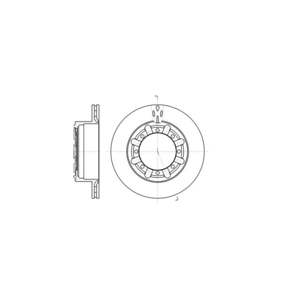 Гальмівний диск REMSA 61170.10