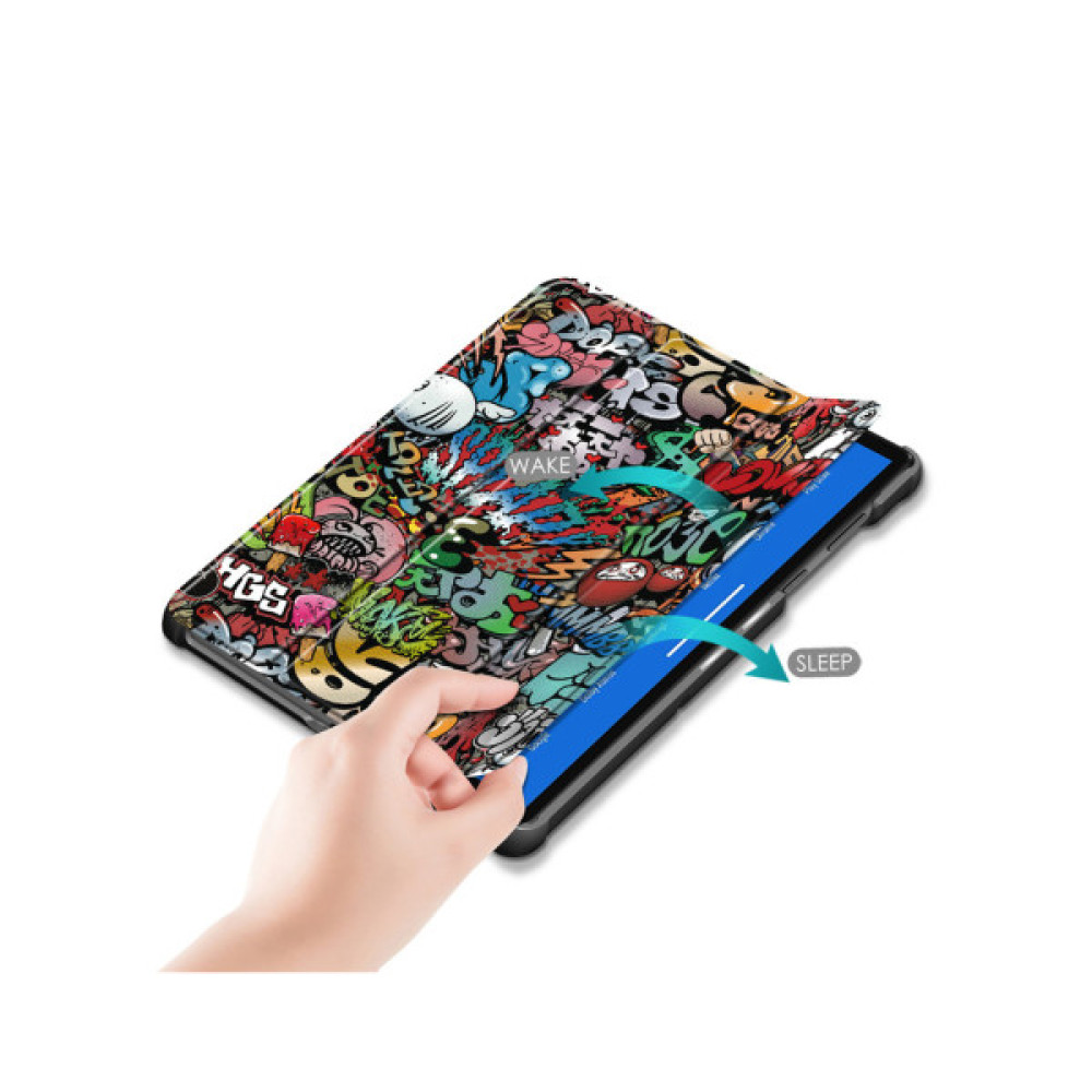 Чохол до планшета BeCover Smart Case Samsung Galaxy Tab A11 SM-X133/X135 8.7" Graffiti (713975)