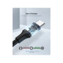 Дата кабель USB 2.0 AM to USB-C 0.5m 3.0A (18W) Nickel Plating US287 Black Ugreen (60115) Дата кабель USB 2.0 AM to USB-C 0.5m 3.0A (18W) Nickel Plating US287 Black Ugreen (60115)