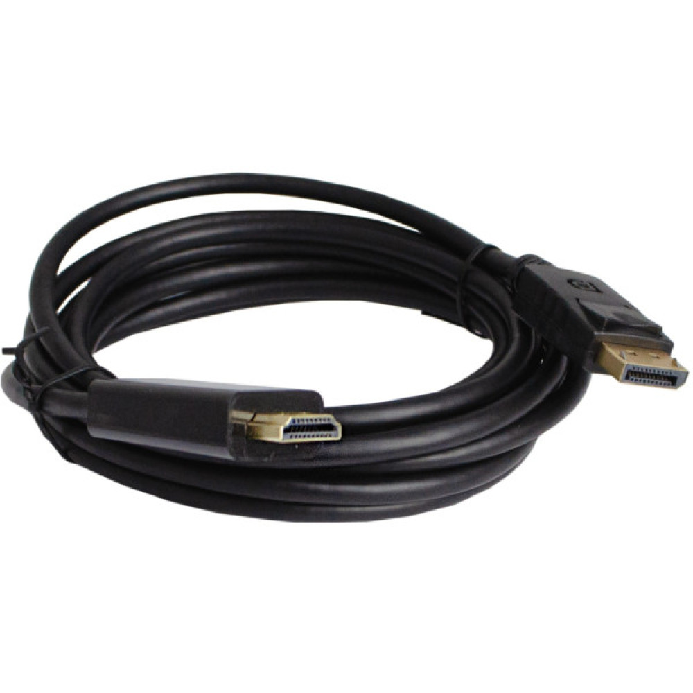 Кабель мультимедійний DisplayPort M to HDMI M 3.0m 4K60Hz black Patron (PN-DP-HDMI-30) Кабель мультимедійний DisplayPort M to HDMI M 3.0m 4K60Hz black Patron (PN-DP-HDMI-30)