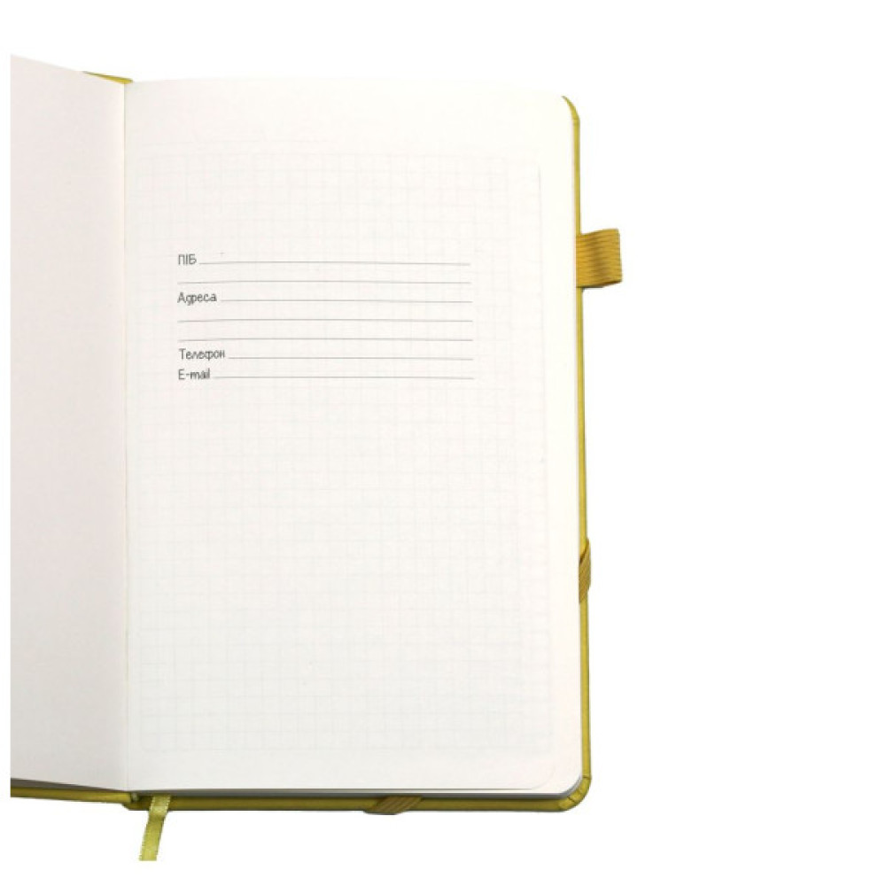 Блокнот Berganote Hard А5, жовтий (50040138-05)