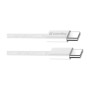 Дата кабель USB-C to USB-C 1.0m 60W 3.0А grey ColorWay (CW-CBPDCC061-GR)