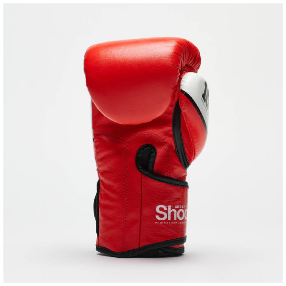 Боксерські рукавички Leone GN047 Shock Red 12 унцій (GN047_Red_12oz)