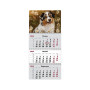 Календар Axent настінний квартальний на 2026 р. (3 пружини) Dogs 1 (8803-26-16-A)