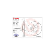 Гальмівний диск Brembo 09.B970.11