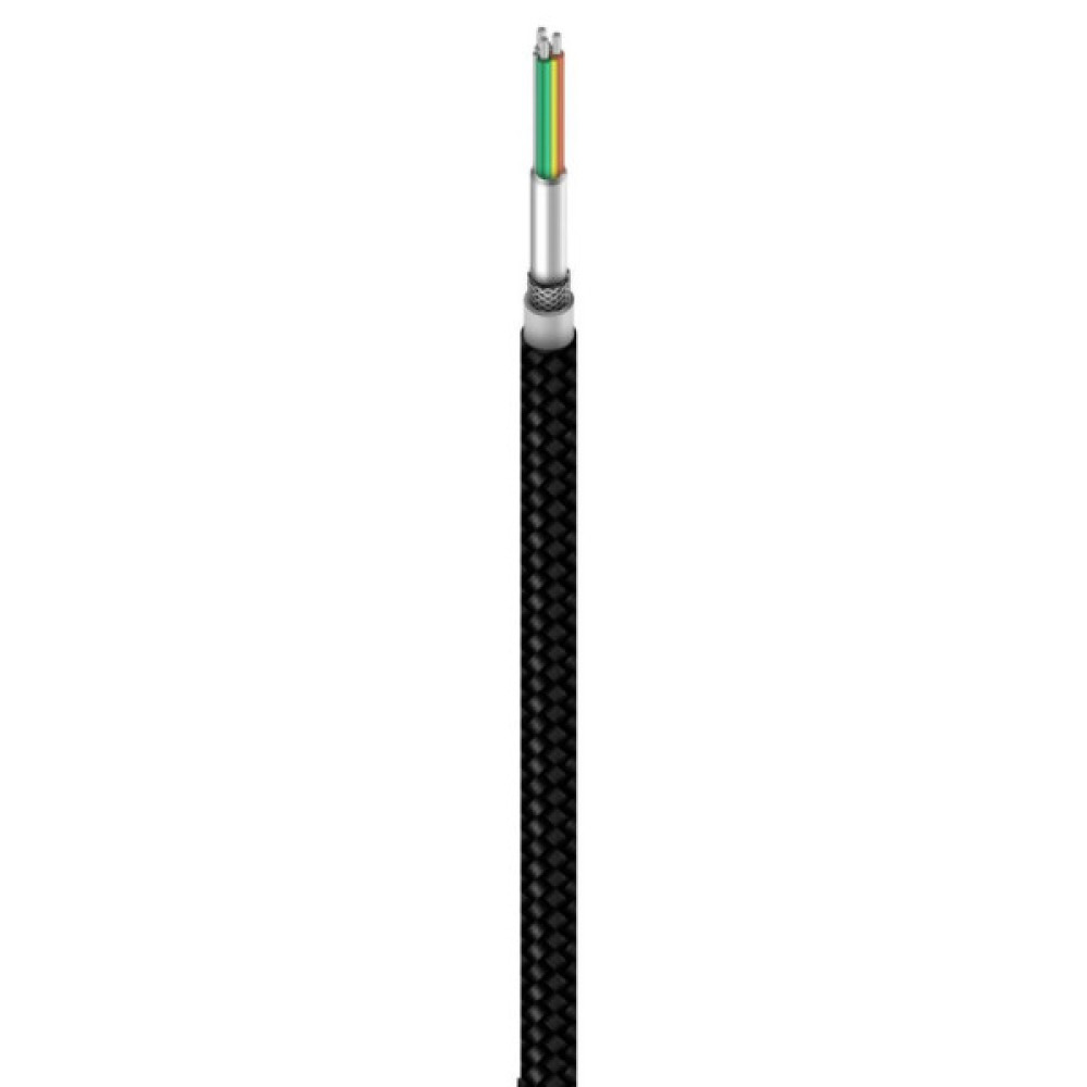Дата кабель USB 3.0 AM to USB-C 1.0m Braide Black Xiaomi (387945)