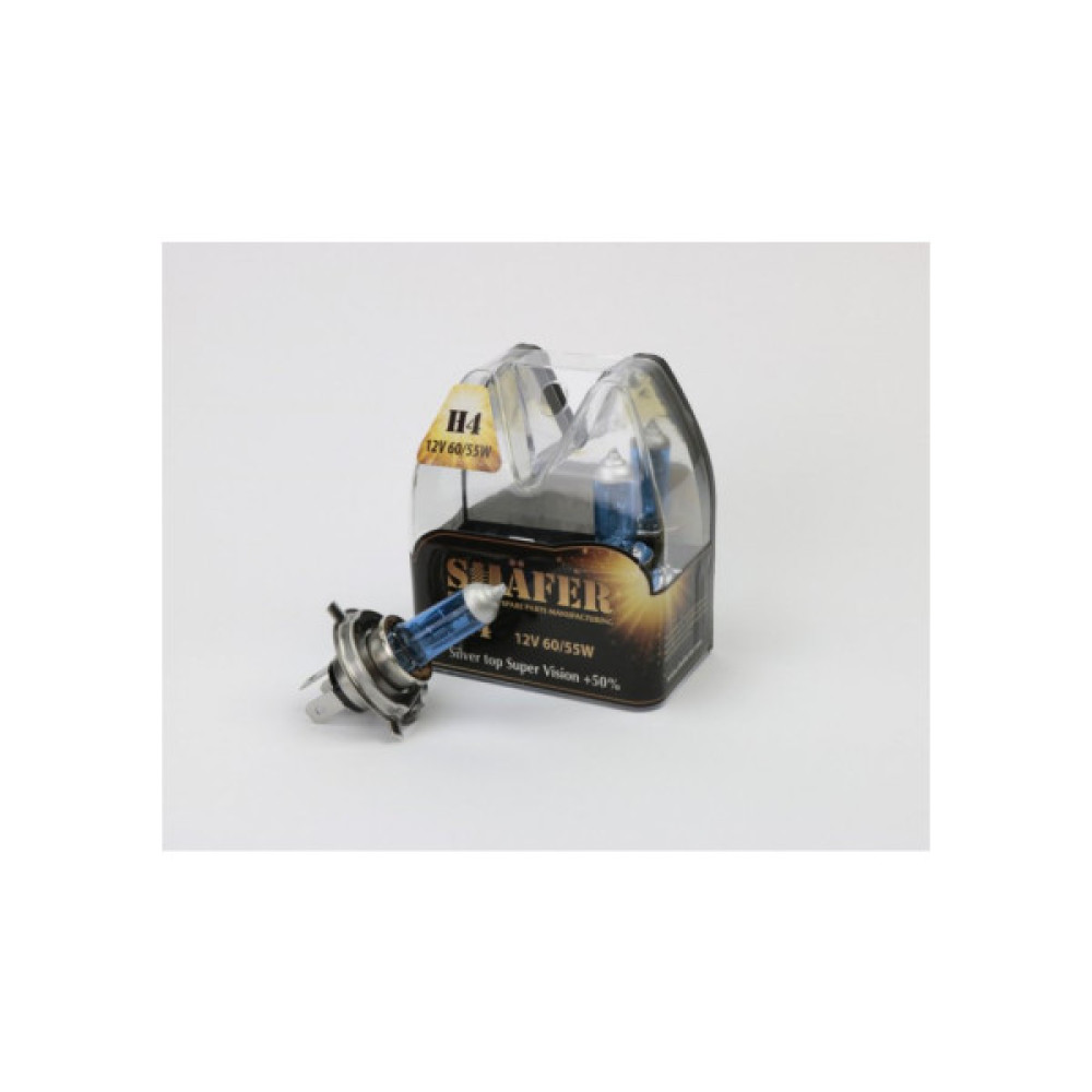 Автолампа SHAFER H412V60/55WSilvertopSuperVision+50 (SL3004S)