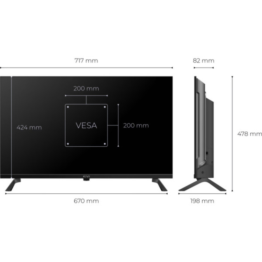 Телевізор Kivi 32H820KB