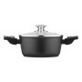 Каструля Ardesto Gemini Bari, 2.5л, алюміній, чорний (AR1925AC)